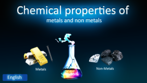Chemical properties of metals and non-metals