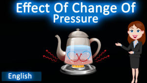 Effect of change of pressure